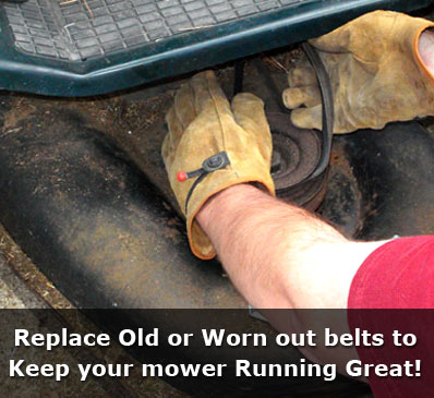 Lawn Mower Belt Replacement Services